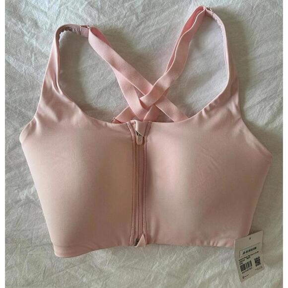 Lululemon Energy Zip-Front Bra High-Support 34DDD Deadstock Strawberry Milkshake - Picture 3 of 6